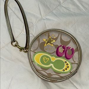 Coach wristlet/change purse